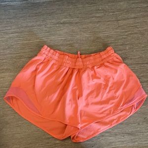 Coral Pink Lululemon Athletic Shorts
